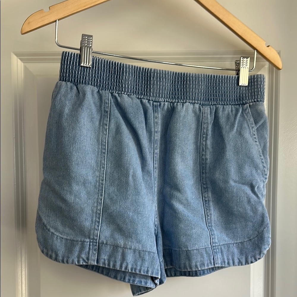 Rails Denim Blue Women's Pull-on Elastic Waist Denim Shorts